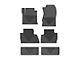 Weathertech All-Weather Front, Rear and Third Row Rubber Floor Mats; Black (15-20 Tahoe)