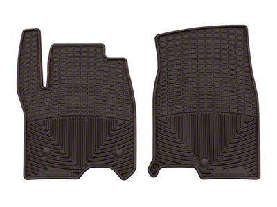 Weathertech All-Weather Front Rubber Floor Mats; Cocoa (21-24 Tahoe)
