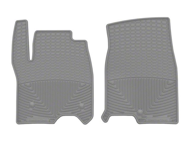 Weathertech All-Weather Front Rubber Floor Mats; Gray (21-24 Tahoe)