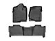 Weathertech DigitalFit Front and Rear Floor Liners; Black (07-14 Tahoe, Excluding Hybrid)