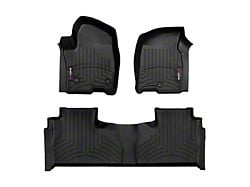 Weathertech DigitalFit Front and Rear Floor Liners; Black (21-25 Tahoe)