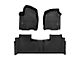 Weathertech DigitalFit Front and Rear Floor Liners; Black (21-24 Tahoe)