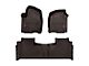 Weathertech DigitalFit Front and Rear Floor Liners; Cocoa (21-24 Tahoe)