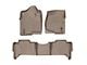 Weathertech DigitalFit Front and Rear Floor Liners; Tan (07-14 Tahoe Hybrid)