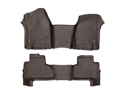 Weathertech DigitalFit Front Over the Hump and Rear Floor Liners; Cocoa (15-20 Tahoe)