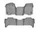 Weathertech DigitalFit Front Over the Hump and Rear Floor Liners; Gray (07-13 Tahoe Hybrid w/ 2nd Row Bench Seats)