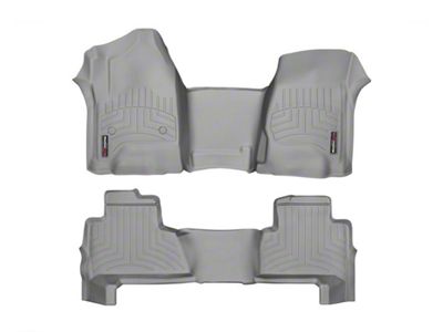 Weathertech DigitalFit Front Over the Hump and Rear Floor Liners; Gray (15-20 Tahoe)