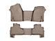 Weathertech DigitalFit Front Over the Hump and Rear Floor Liners; Tan (15-20 Tahoe)