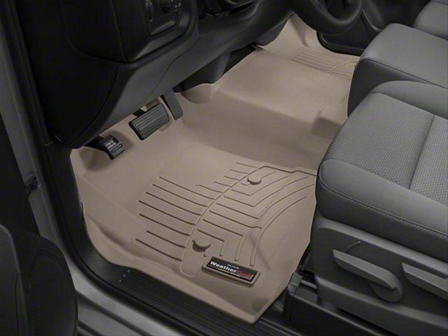 Weathertech DigitalFit Front Over the Hump Floor Liner; Tan (15-20 Tahoe w/ Front Row Bench Seats)