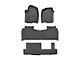 Weathertech DigitalFit Front, Rear and Third Row Floor Liners; Black (21-24 Tahoe w/ 2nd Row Bench Seats)