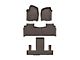 Weathertech DigitalFit Front, Rear and Third Row Floor Liners; Cocoa (21-24 Tahoe w/ 2nd Row Bucket Seats)