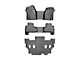 Weathertech DigitalFit Front Over the Hump, Rear and Third Row Floor Liners; Black (15-20 Tahoe w/ 2nd Row Bucket Seats)