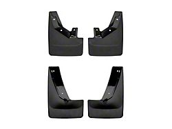 Weathertech No-Drill Mud Flaps; Front and Rear; Black (21-25 Tahoe w/ Power Retractable Running Boards)