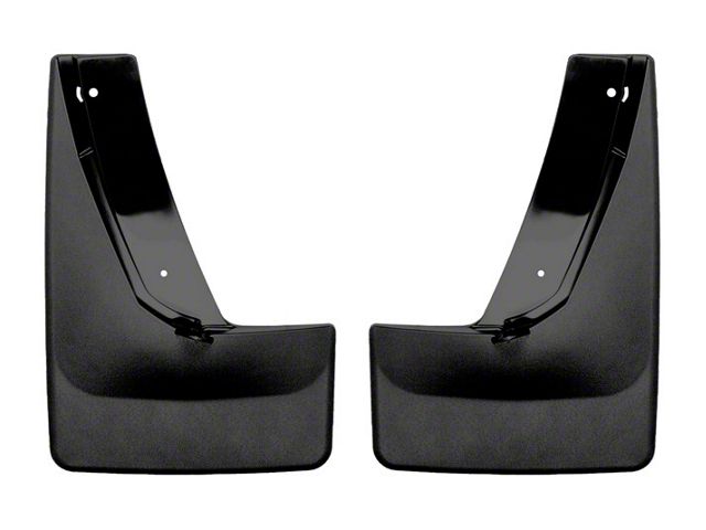 Weathertech No-Drill Mud Flaps; Rear; Black (21-24 Tahoe)