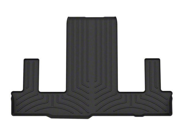 Weathertech Rear Floor Liner HP; Black (21-24 Tahoe w/ 2nd Row Bucket Seats)