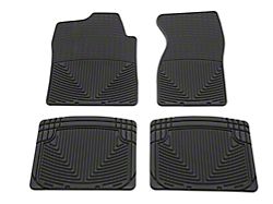 Weathertech All-Weather Front and Rear Rubber Floor Mats; Black (99-06 Silverado 1500, Extended Cab, Crew Cab)