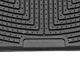 Weathertech All-Weather Front and Rear Rubber Floor Mats; Cocoa (14-18 Silverado 1500 Crew Cab)