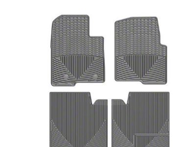 Weathertech All-Weather Front and Rear Rubber Floor Mats; Gray (11-14 F-150 SuperCrew)