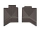 Weathertech All-Weather Rear Rubber Floor Mats; Cocoa (02-18 RAM 1500 Quad Cab, Crew Cab)