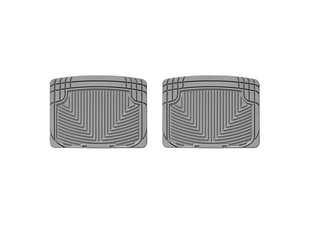 Weathertech All-Weather Rear Rubber Floor Mats; Gray (02-08 RAM 1500 Quad Cab, Mega Cab)