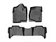 Weathertech DigitalFit Front and Rear Floor Liners; Black (07-14 Yukon Hybrid)