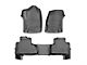 Weathertech DigitalFit Front and Rear Floor Liners; Black (15-20 Yukon w/ 2nd Row Bucket Seats)