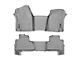 Weathertech DigitalFit Front Over the Hump and Rear Floor Liners; Gray (15-20 Yukon)