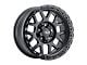 Weld Off-Road Cinch Satin Black with Gloss Black Ring 6-Lug Wheel; 17x10; -25mm Offset (04-08 F-150)