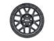 Weld Off-Road Cinch Satin Black with Gloss Black Ring 6-Lug Wheel; 17x10; -25mm Offset (04-08 F-150)