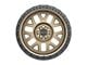 Weld Off-Road Cinch Satin Bronze with Satin Black Ring 6-Lug Wheel; 20x10; -18mm Offset (04-08 F-150)