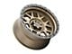 Weld Off-Road Cinch Satin Bronze with Satin Black Ring 6-Lug Wheel; 20x10; -18mm Offset (04-08 F-150)