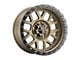 Weld Off-Road Cinch Satin Bronze with Satin Black Ring 6-Lug Wheel; 22x10; 13mm Offset (04-08 F-150)