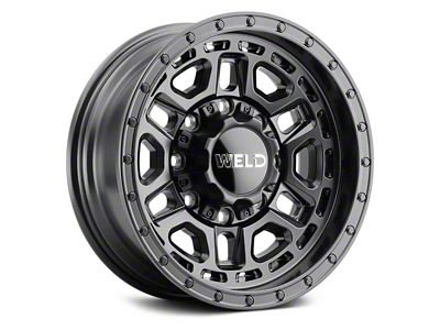 Weld Off-Road Crux Satin Black 6-Lug Wheel; 17x9; 0mm Offset (04-08 F-150)