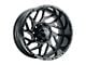 Weld Off-Road Fulcrum Gloss Black Milled 6-Lug Wheel; 20x10; -18mm Offset (04-08 F-150)