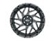 Weld Off-Road Fulcrum Gloss Black Milled 6-Lug Wheel; 20x10; -18mm Offset (04-08 F-150)