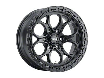 Weld Off-Road Ledge Six Satin Black 6-Lug Wheel; 17x9; 0mm Offset (04-08 F-150)