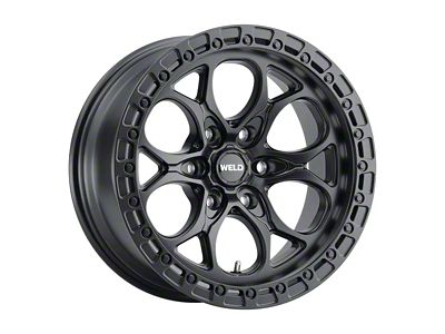 Weld Off-Road Ledge Six Satin Black 6-Lug Wheel; 18x9; 0mm Offset (04-08 F-150)