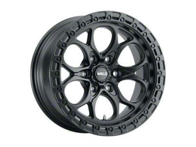 Weld Off-Road Ledge Six Satin Black 6-Lug Wheel; 20x9; 0mm Offset (04-08 F-150)