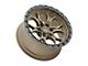 Weld Off-Road Ledge Six Satin Bronze with Satin Black Ring 6-Lug Wheel; 18x9; -12mm Offset (04-08 F-150)