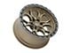 Weld Off-Road Ledge Six Satin Bronze with Satin Black Ring 6-Lug Wheel; 20x10; -18mm Offset (04-08 F-150)