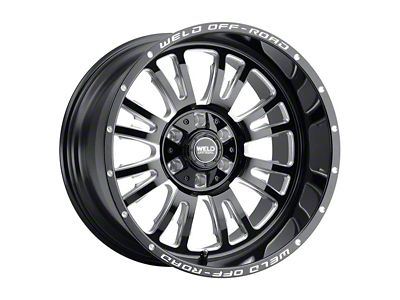 Weld Off-Road Slingblade Gloss Black Milled 6-Lug Wheel; 20x12; -44mm Offset (04-08 F-150)