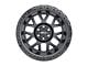 Weld Off-Road Cinch Satin Black with Gloss Black Ring 6-Lug Wheel; 20x10; -18mm Offset (07-13 Sierra 1500)