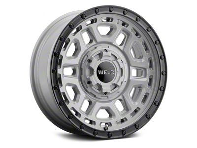 Weld Off-Road Crux Gloss Armor Gray 6-Lug Wheel; 17x9; 0mm Offset (07-13 Sierra 1500)