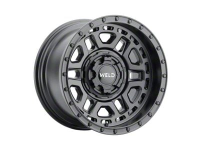 Weld Off-Road Crux Satin Black 6-Lug Wheel; 20x10; -19mm Offset (07-13 Sierra 1500)