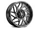 Weld Off-Road Fulcrum Gloss Black Milled 6-Lug Wheel; 20x9; 20mm Offset (07-13 Sierra 1500)