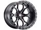 Weld Off-Road Ledge Six Satin Black 6-Lug Wheel; 18x9; -12mm Offset (07-13 Sierra 1500)