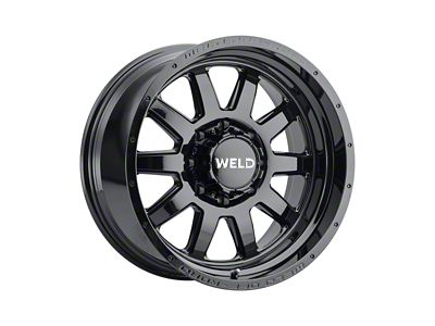 Weld Off-Road Stealth Gloss Black 6-Lug Wheel; 20x10; -18mm Offset (07-13 Sierra 1500)