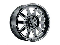 Weld Off-Road Stealth Gloss Black Milled 6-Lug Wheel; 20x10; -18mm Offset (07-13 Sierra 1500)