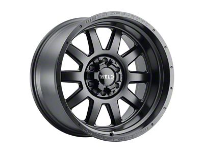 Weld Off-Road Stealth Satin Black 6-Lug Wheel; 20x9; 0mm Offset (07-13 Sierra 1500)