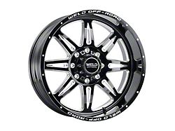 Weld Off-Road Cheyenne Gloss Black Milled 8-Lug Wheel; 20x10; -18mm Offset (11-14 Sierra 2500 HD)